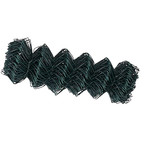 vidaXL Chain Link Fence Green 25 x 0.4 m Steel