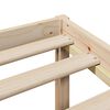 vidaXL Bookcase Bed without Mattress 90x200 cm Solid Wood Pine