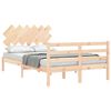 vidaXL Bed Frame without Mattress 120x200 cm Solid Wood