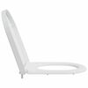 vidaXL Quick Release Toilet suitable for Seat White 46.2 x 36 x 4.3 cm