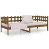 vidaXL Day Bed without Mattress Honey Brown 90x200 cm Solid Wood Pine