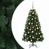 vidaXL Artificial Christmas Tree with Bauble 120 cm 150 LEDs