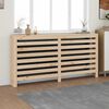 vidaXL Radiator Cover 169x19x84 cm Solid Wood Pine