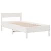 vidaXL Bookcase Bed without Mattress White 90x200 cm Solid Wood Pine