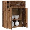 vidaXL Sideboard with Drawer Old Wood 60 x 30 x 84 cm Engineered Wood