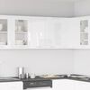 vidaXL Hanging Cabinet Lyon High Gloss White 60x31x60 cm Engineered Wood