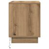 vidaXL Bedside Cabinet Artisan Oak 44 x 34.5 x 45 cm Engineered Wood