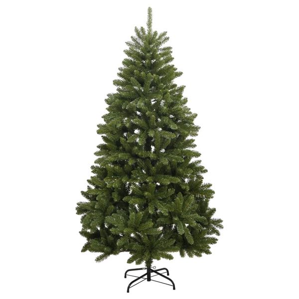 vidaXL Artificial Hinged Christmas Tree with Stand Green 300 cm