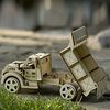 Wood Trick Wooden Scale Model Kit Truck