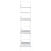 vidaXL 4-Layer Book Shelf White 60x27.6x124.5 cm Engineered Wood