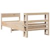 vidaXL Bed Frame without Mattress 100x200 cm Solid Wood Pine