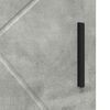 vidaXL Bathroom Cabinet with Storage Concrete Grey 30 x 35 x 95 cm