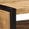 vidaXL Coffee Table 70x50x38 cm Solid Rough Wood Mango