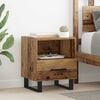 vidaXL Bedside Cabinet Old Wood 40 x 35 x 47.5 cm Engineered Wood