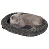 Jack and Vanilla Pet Basket Softy S 55x45x7 cm Rosette Grey