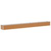 vidaXL Garden Raised Bed Light Brown 485 x 50 x 36 cm Galvanised Steel