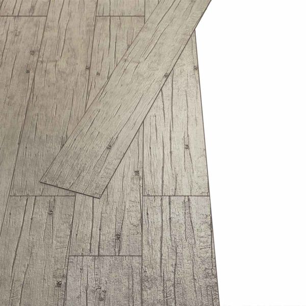 vidaXL Flooring Planks 36 pcs Grey 5.02 m&sup2; PVC