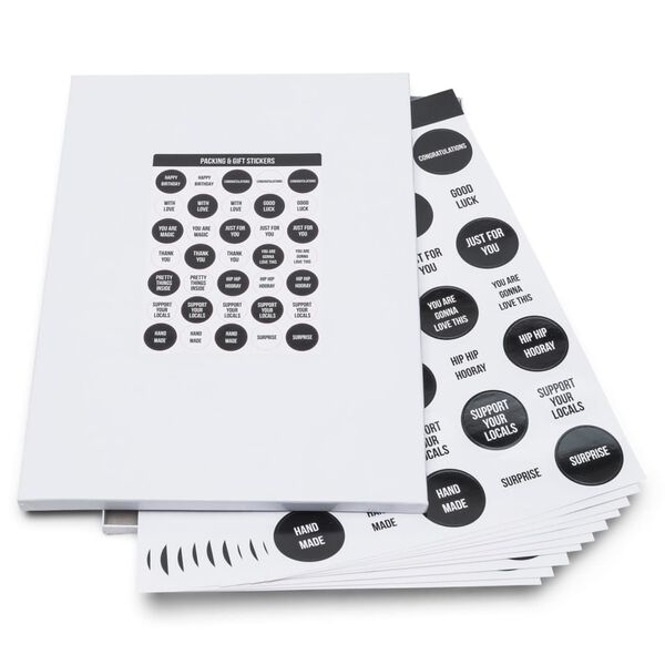 rillprint Gift Stickers Assortment 10 sheets x 5 boxes