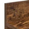 vidaXL Wall-Mounted Coat Rack Smoked Oak 40 x 10.5 x 18 cm