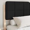vidaXL Bed Frame with Upholstered Headboard Black 150 x 200 cm