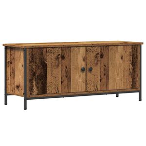 vidaXL TV Cabinet Old Wood 100 x 35 x 45 cm Engineered Wood