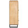 vidaXL Highboard with Drawer Brown 40 x 33 x 110 cm Solid Mango Wood