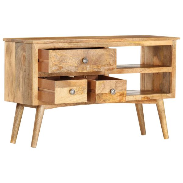 vidaXL Sideboard 102x35x61 cm Solid Mango Wood