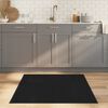 vidaXL Rug Square Black100x100 cm Bamboo