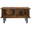 vidaXL TV Stand Smoked Oak 68.5 x 35 x 35 cm Engineered Wood