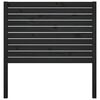 vidaXL Bed Headboard Black 81x4x100 cm Solid Wood Pine