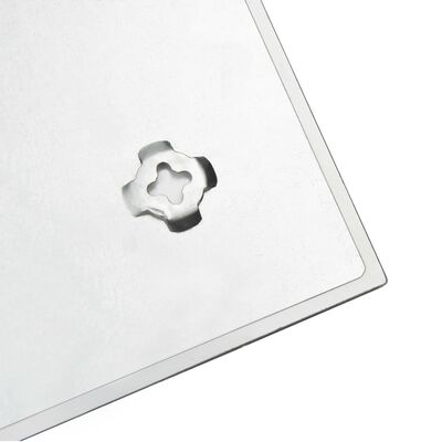 vidaXL Wall Mounted Magnetic Board Glass 60x20 cm