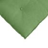 vidaXL Back Pillow Light Green 60 x 50 cm Corduroy Fabric