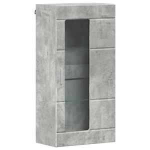 vidaXL Wooden Cabinet Concrete Grey Engineered Wood