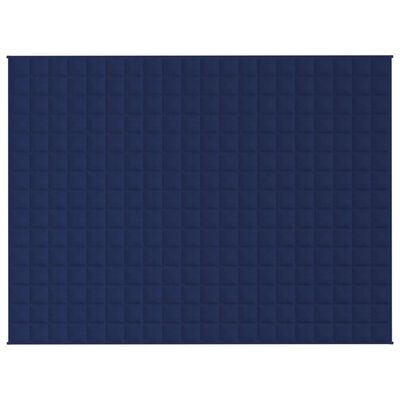 vidaXL Weighted Blanket Blue 152x203 cm 7 kg Fabric