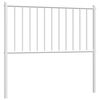 vidaXL Metal Replace Headboard White 90 cm
