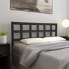 vidaXL Bed Headboard Black 145.5x4x100 cm Solid Wood Pine