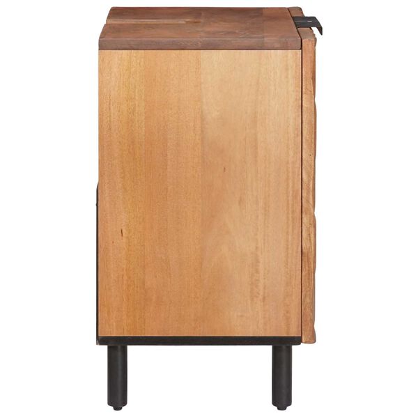 vidaXL Bathroom Sink Cabinet Brown 62 x 33 x 58 cm Solid Mango Wood