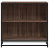 vidaXL Book Cabinet Brown Oak 80.5x35x76 cm Engineered Wood