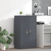 vidaXL Storage Cabinet Anthracite 60 x 40 x 105 cm Cold-Rolled Steel