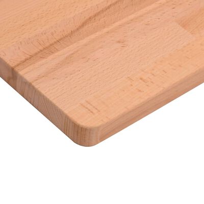 vidaXL Workbench Top 115x55x2.5 cm Solid Wood Beech