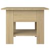 vidaXL Coffee Table Sonoma Oak 55x55x42 cm Engineered Wood