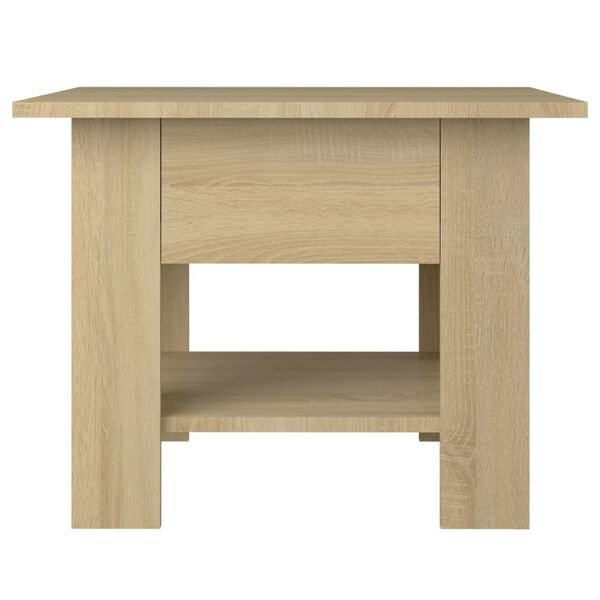 vidaXL Coffee Table Sonoma Oak 55x55x42 cm Engineered Wood