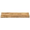 vidaXL Table Top Live Edge 100x40x2.5 cm Solid Wood Rough Mango