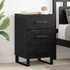 vidaXL Bedside Cabinet Black Oak 40 x 40 x 66 cm Engineered Wood