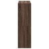 vidaXL Bookcase Brown Oak 102x32x108 cm Engineered Wood