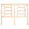 vidaXL Bed Headboard 126x4x100 cm Solid Wood Pine