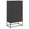 vidaXL Highboard Black 68.5x38.5x123.5 cm Steel