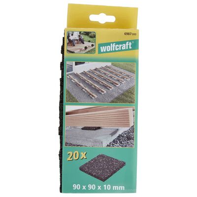 wolfcraft Support Pads for Deck Laying 20 pcs 6987000