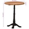 vidaXL Bistro Table Ø60x76 cm Solid Acacia Wood