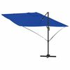 vidaXL Cantilever Roma Parasol Blue and Black 352 x 251 x 260 cm